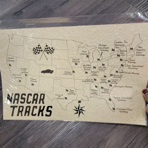 US Nascar Tracks Map