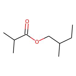 Propanoic acid, 2-methyl-, 2-methylbutyl ester (CAS 2445-69-4) - Chemical & Physical Properties ...