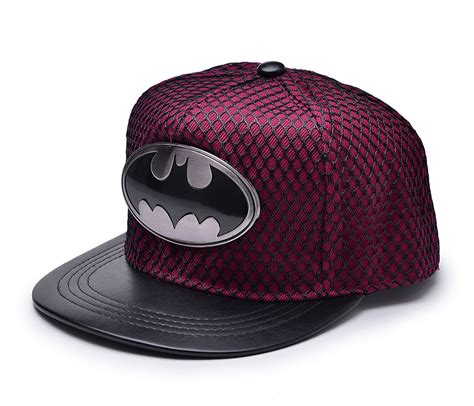 New Unisex Batman Hip-Hop Cosplay Snapback Adjustable Baseball Cap Hat Flat Hat - Walmart.com ...