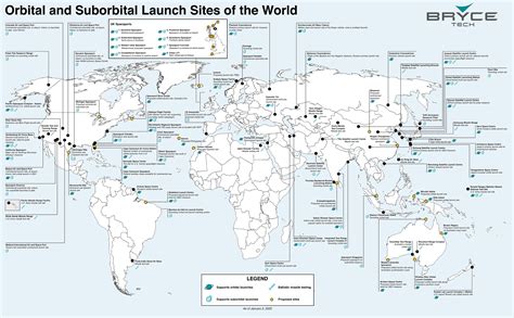 Mapping the World's Rocket Launch Sites - full size