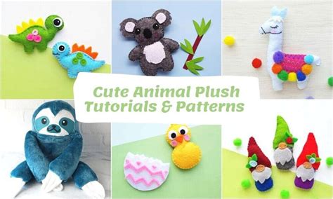 12 Free Stuffed Animal Plush Patterns with Easy DIY Tutorial | The ...