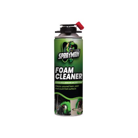 Revolutionize Your DIY Experience with SPRAYMAN Foam Gun Spray Cleaner - Effective Foam Removal ...