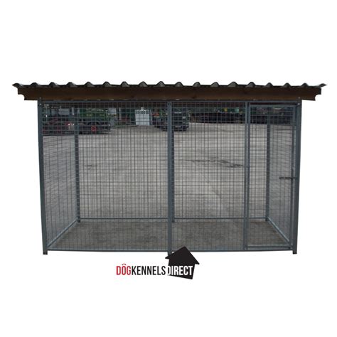 Order Mesh Modular Dog Kennel - 2m x 2m x 6ft With Roof