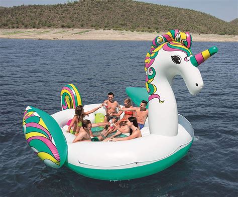 Bestway 43228 Giant Unicorn pool beach float Multicolor Floating island Vinyl