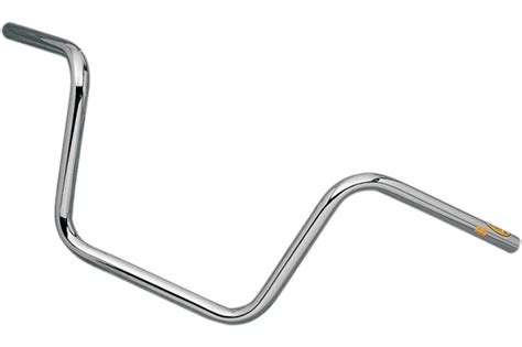 Flanders Handlebars 1" Handlebar- Mini Ape Hanger -Chrome, Unknurled No Dimples ...