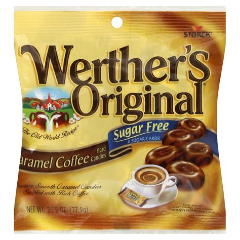 Werther's Original Hard Candies, Caramel Coffee, Sugar Free, 2.75 oz (77.9 g)