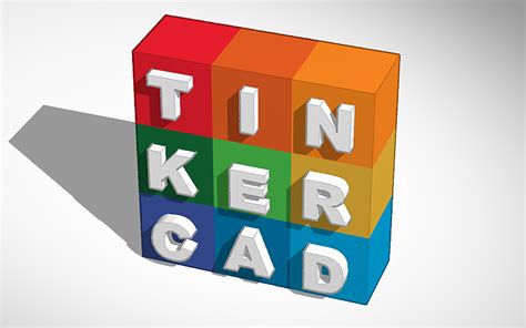 3D design Tinkercad logo | Tinkercad