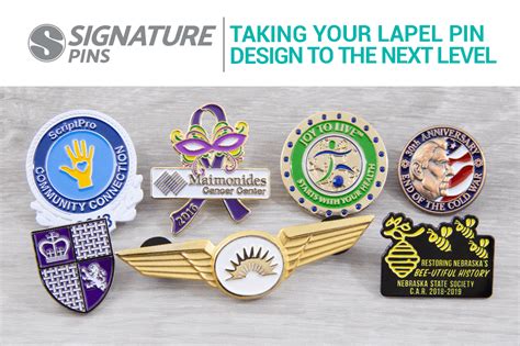 Taking Your Lapel Pin Design to the Next Level - Signature Pins