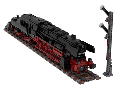 LEGO MOC German Class 52.80 Steam Locomotive by TOPACES | Rebrickable - Build with LEGO