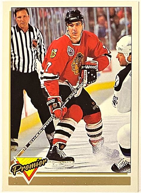 Chris Chelios 1991-92 Upper Deck Chicago Blackhawks Hockey Card - KBK Sports