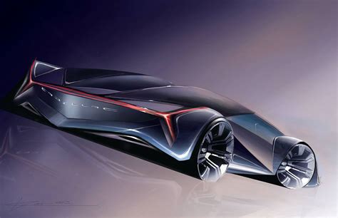 Concept Car Design Sketch by Deven Row - Car Body Design