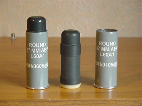 on target shooter nz: British Army "Rubber Bullets" & BATON ROUNDS: