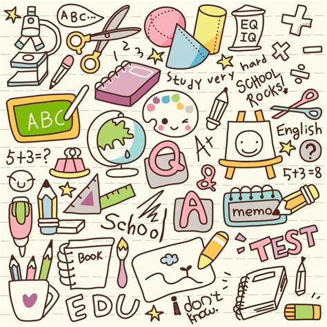 Sticker Cute Doodle Back to School - PIXERS.US | Doodles, Doodle drawings, Cute doodles