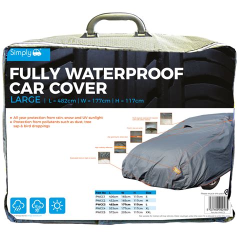 Simply Auto 'L' PREMIUM FULLY WATERPROOF CAR COVER - PWCC3