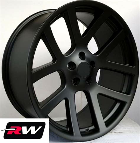 22" inch Dodge Ram 1500 OE Factory Replica Wheels SRT-10 Satin Black ...