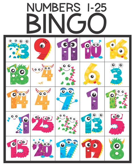 Printable Bingo Ball Numbers