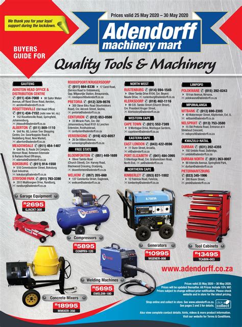 Adendorff Machinery Mart Catalogue - 2020/05/25 - 2020/05/30 | Rabato