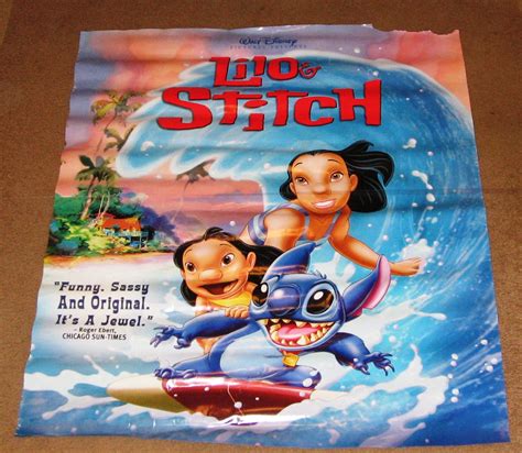 Lilo & Stitch Movie Poster 26x31 Used Ving Rhames, David Ogden Stiers, – Mason City Poster Company