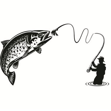 Free 131 Silhouette Fly Fishing Svg SVG PNG EPS DXF File