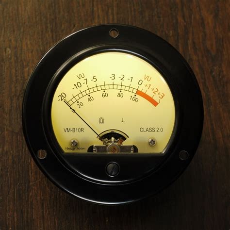 Vintage-Meters VM-B10R-LED 200uA Retro VU-Meter LED Illuminated, 54,7