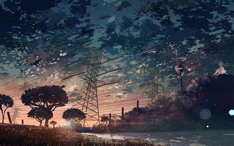 Sunset City Anime Wallpapers - Wallpaper Cave