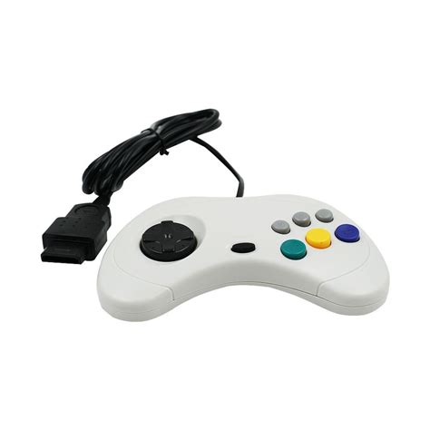 Sega Saturn Controller - Third Party Saturn Game Pad White