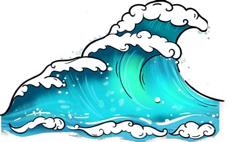 Cartoon Wave Png Sea Waves Png Cartoon Clipart Full Size Clipart | Images and Photos finder