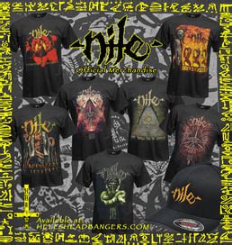 Officially Licensed Nile Merchandise | Nile Death Metal Band