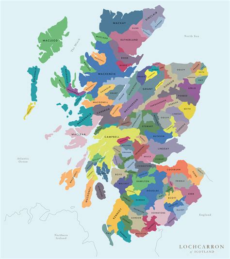 Unraveling The Tapestry Of Scottish History: A Journey Through Clan Territories - Treeline Map ...