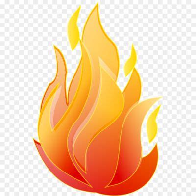 Cartoon Fire Flames No Background - Pngsource