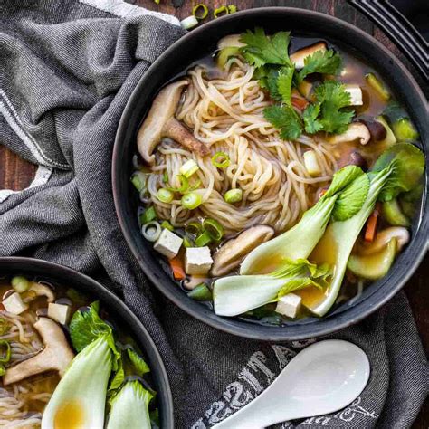 Easy Vegan Miso Soup with Noodles and Vegetables | Recipe Cart