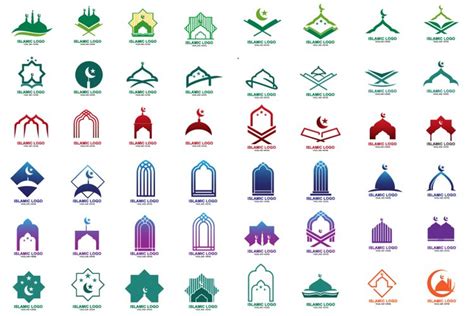 Set of Islamic Logo Design Template (555137)