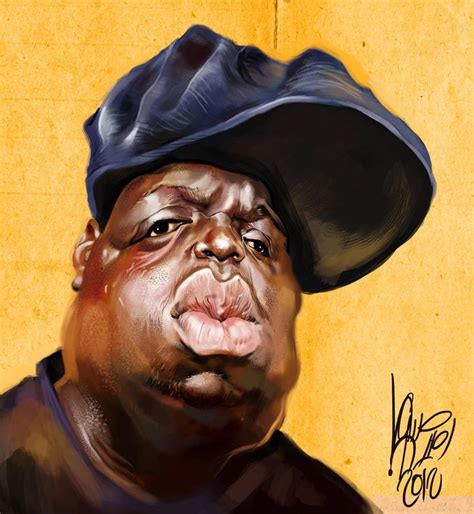 Biggie Smalls by Noamir | Biggie smalls poster, Caricature, Notorious big