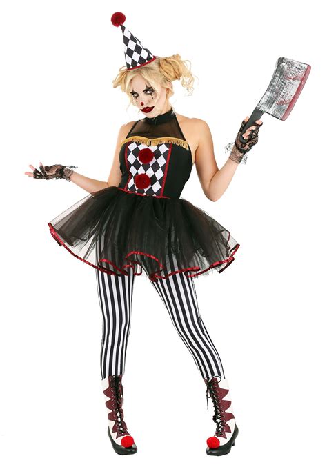 Twisted Clown Women's Costume