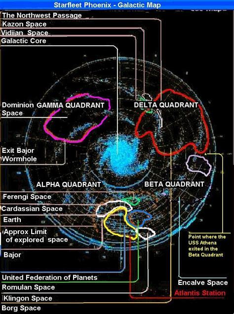 Star Trek Map Of Gamma Quadrant