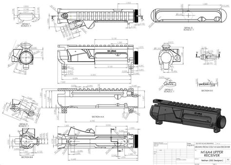 Ar-15 Upper Receiver Schematic