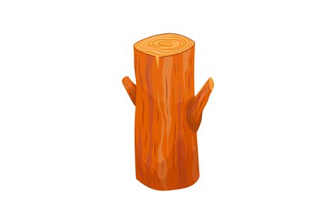 Log Wood Cartoon Vector Illustration Graphic by pikepicture · Creative Fabrica