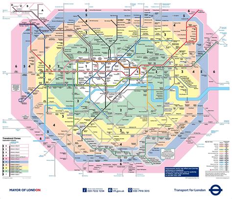 Map Of London England Zones - Guenna Holly-Anne