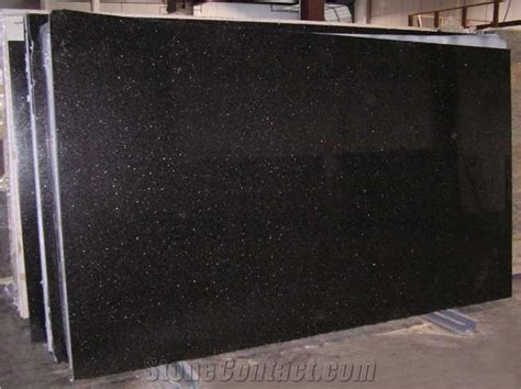 Black Galaxy Granite Slabs, India Black Granite from Pakistan - StoneContact.com