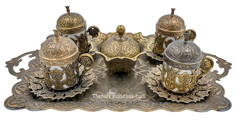 Antique Turkish Coffee set 24034 – The Nut House