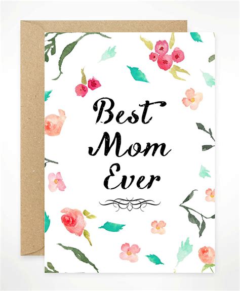 Best Mom Ever Greeting Card - Kaghaz | Pakistan