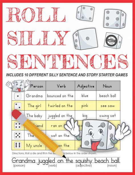 Silly Sentences for Kids - Your Therapy Source