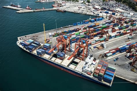 Aerial View of Container Port and Ship | Serstech