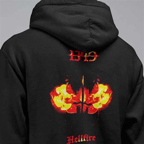 1349 Band Hoodie, 1349 Hellfire Artwork Hooded Sweatshirt, Black Metal ...