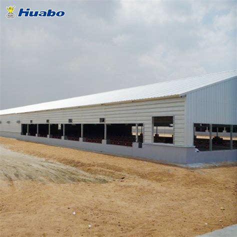 Poultry Farm Equipment Light Steel Structure House for Chicken/Broiler/Breeder - Poultry House ...