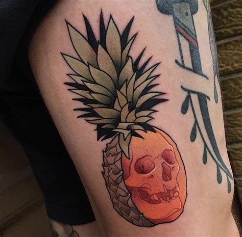 Pineapple Tattoo Ideas For Those Who Love Exotic And Delicious Fruits