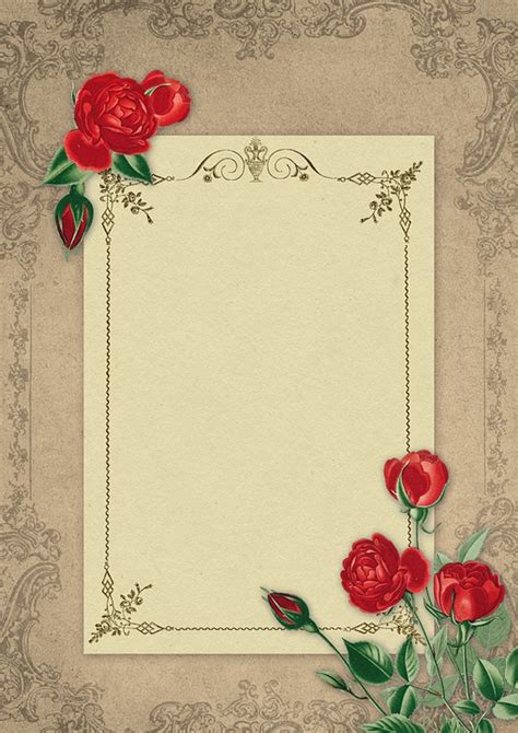 Download Vintage, Flower, Roses. Royalty-Free Stock Illustration Image - Pixabay