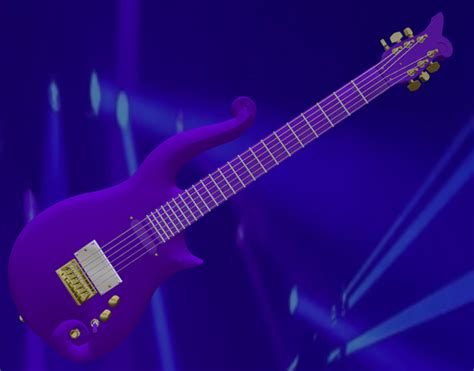 Second Life Marketplace - Prince Purple Rain Guitar (Box)