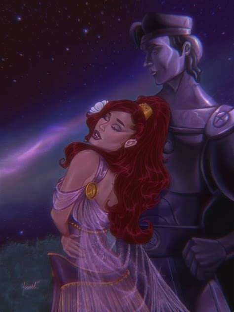 Ariana as Megara from Hercules Live Action fan art