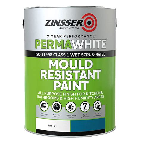 Zinsser Perma-White Mould Resistant Paint - Satin White – Paint Online